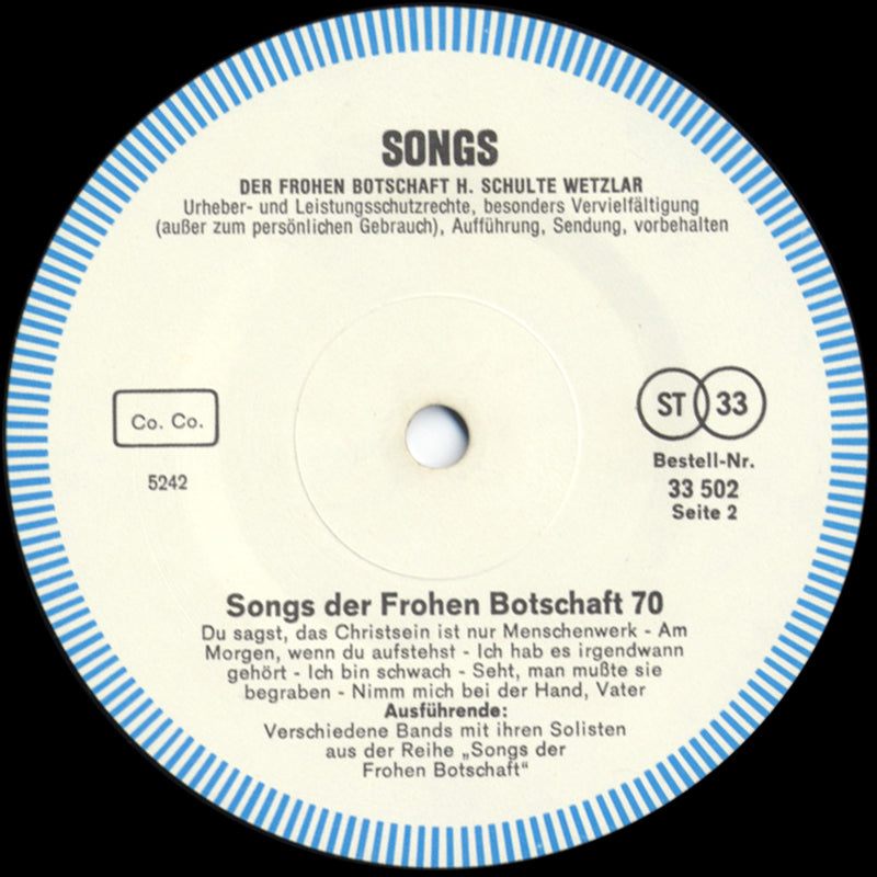 Various Artists - Songs Der Frohen Botschaft '70
