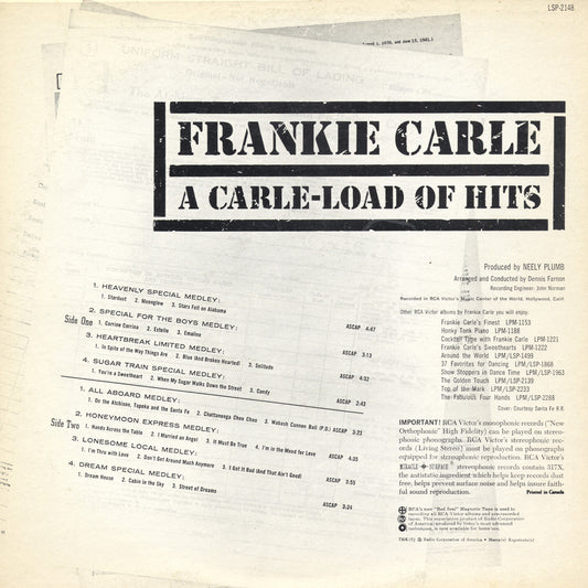 Frankie Carle - A Carle-Load Of Hits