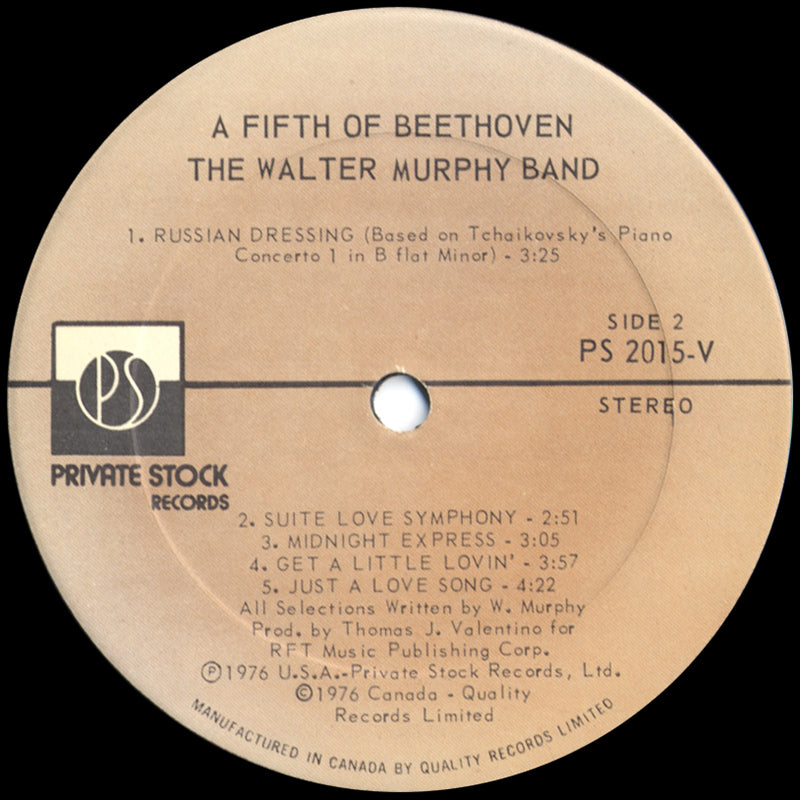 The Walter Murphy Band - A Fifth Of Beethoven