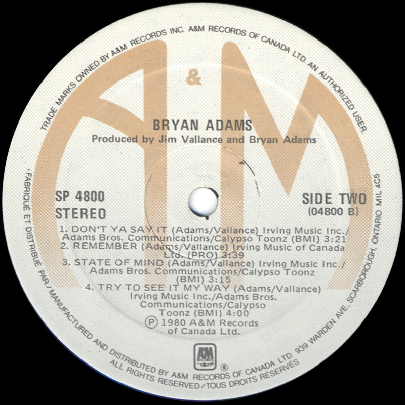 Bryan Adams - Bryan Adams