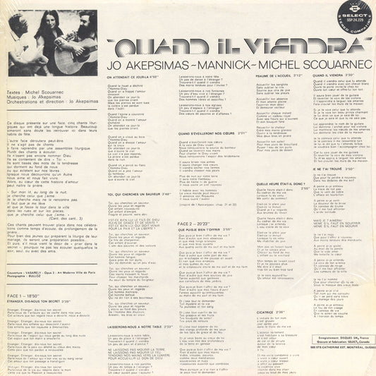Jo Akepsimas, Mannick, Michel Scouarnec - Quand Il Viendra