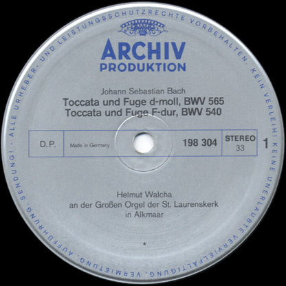 Johann Sebastian Bach, Helmut Walcha - Toccaten Und Fugen