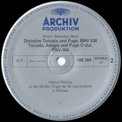 Johann Sebastian Bach, Helmut Walcha - Toccaten Und Fugen