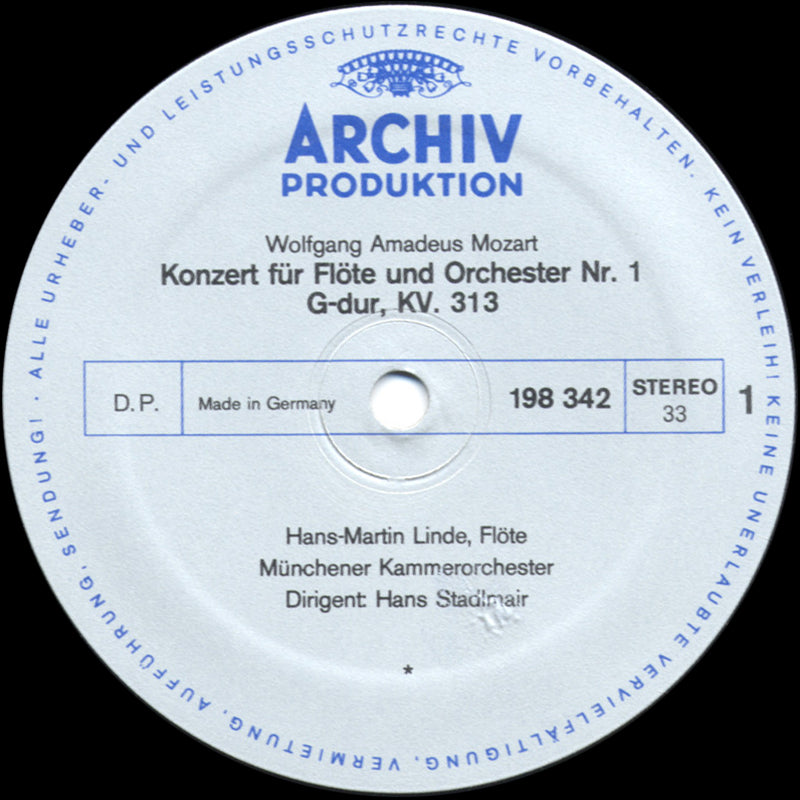Wolfgang Amadeus Mozart, Heinz Holliger - Flotenkonzert Nr 1 G-dur/Oboenkonzert C-dur