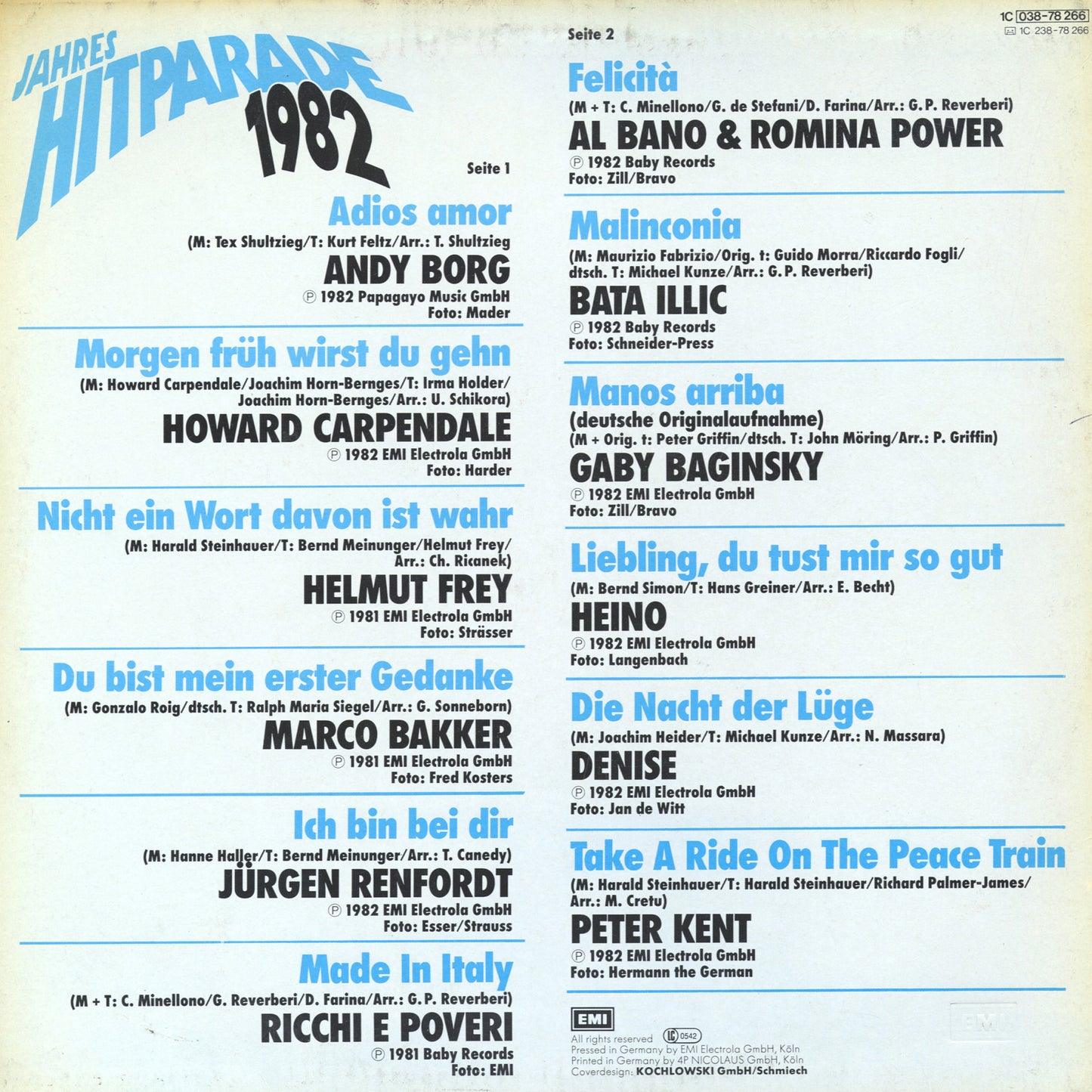 Various Artists - Jahres Hitparade