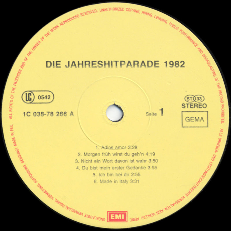 Various Artists - Jahres Hitparade
