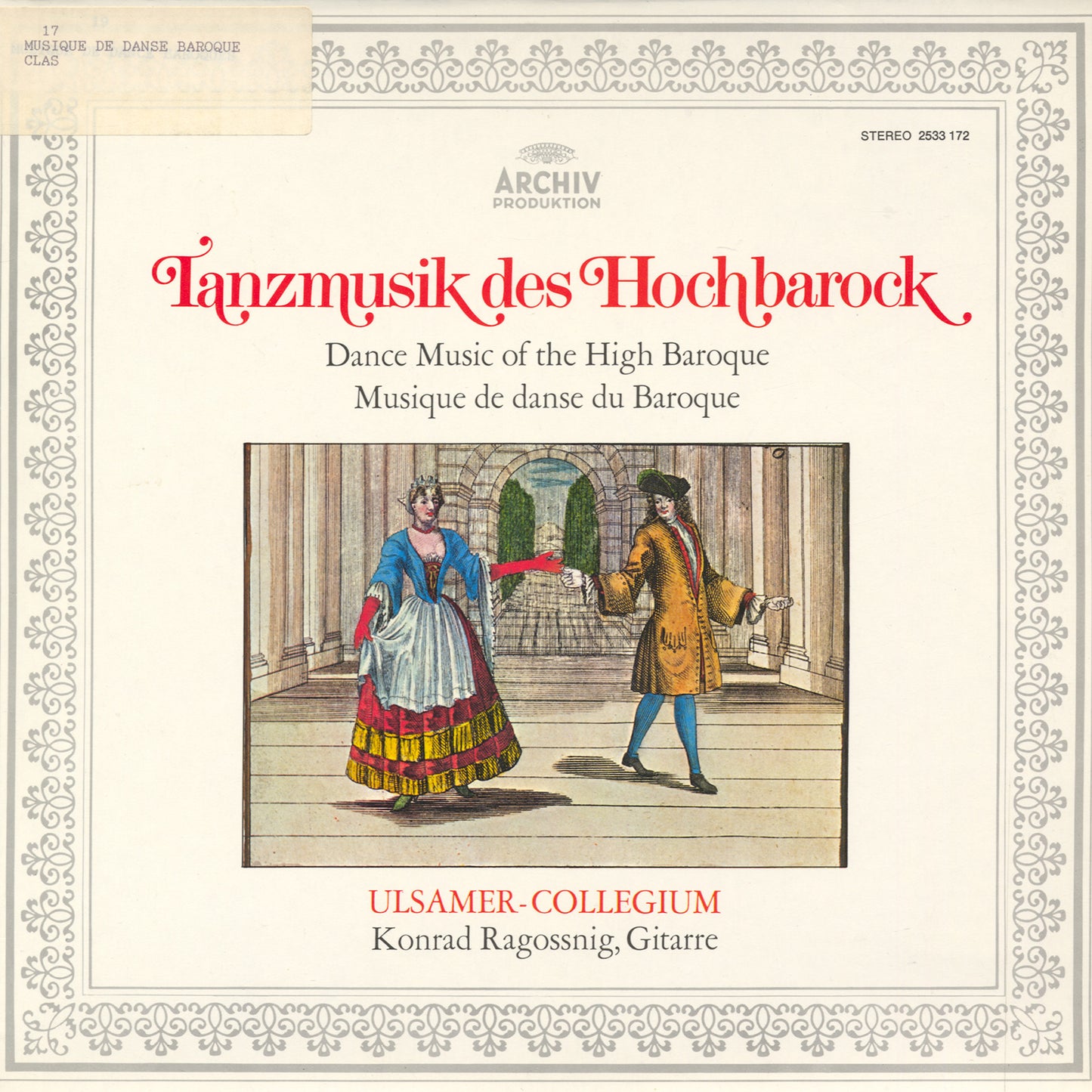 Ulsamer-Collegium, Konrad Ragossnig - Tanzmusik Des Hochbarock