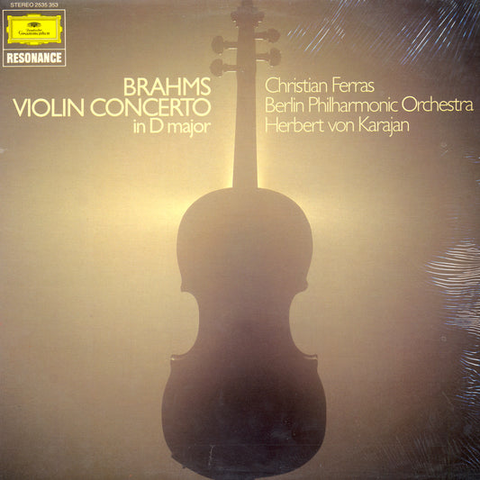 Brahms, Christian Ferras, Herbert Von Karajan - Violin Concerto In D Major