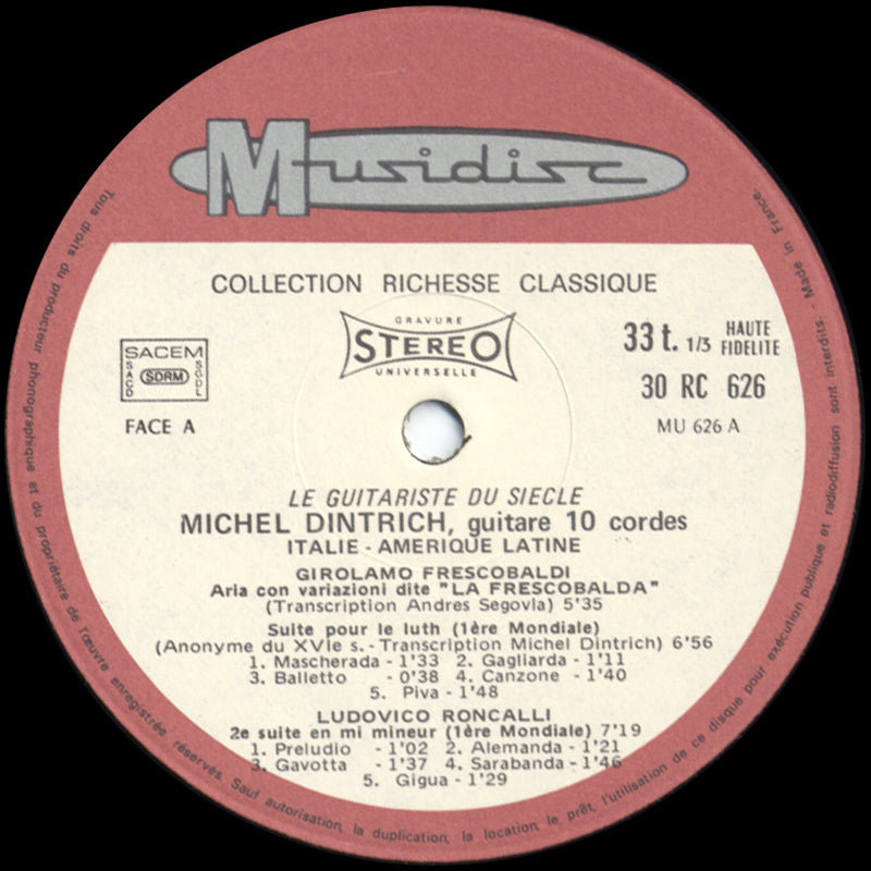 Michel Dintrich - Italie/Amérique Latine