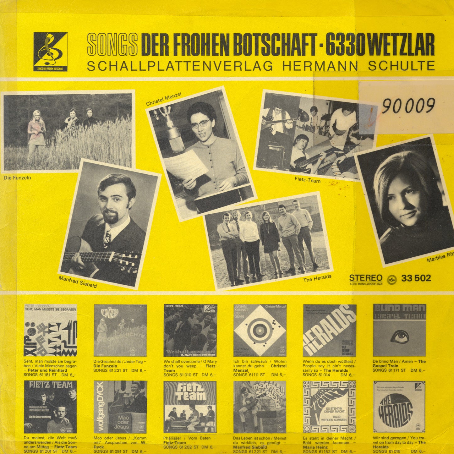 Various Artists - Songs Der Frohen Botschaft '70