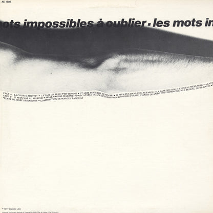 Breton-Cyr - Les Mots Impossibles A Oublier