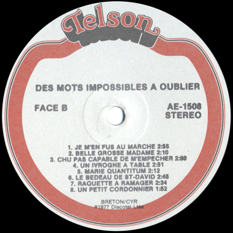 Breton-Cyr - Les Mots Impossibles A Oublier