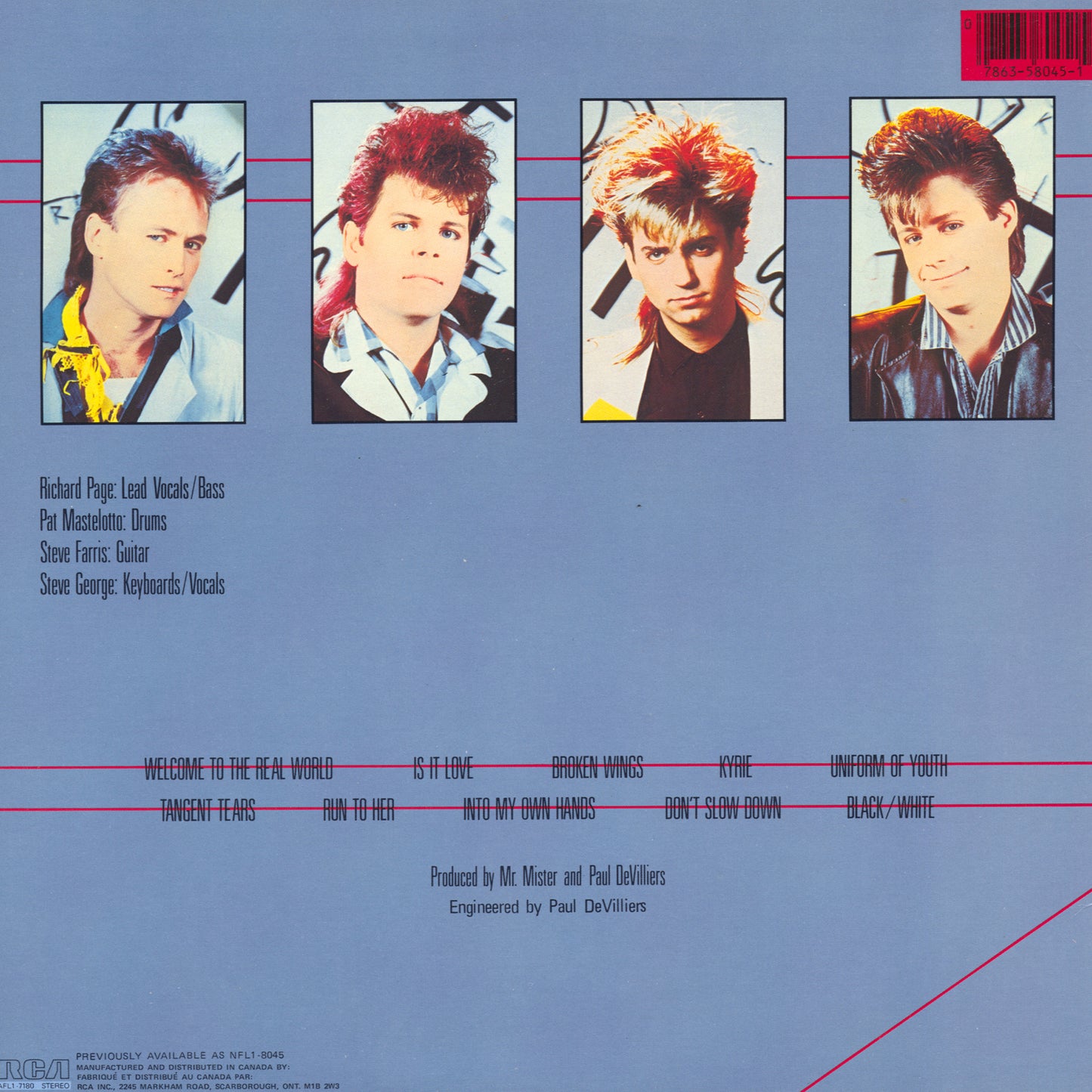 Mr. Mister - Welcome To The Real World
