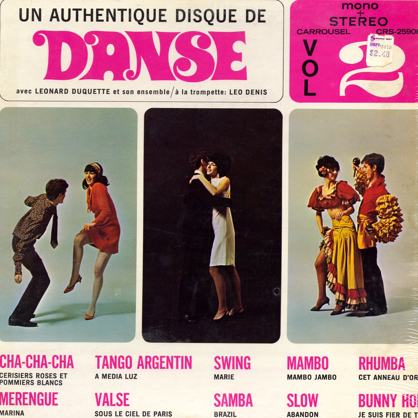 Léonard Duquette Et Son Ensemble, Léo Denis - Un Authentique Disque De Danse Vol 2