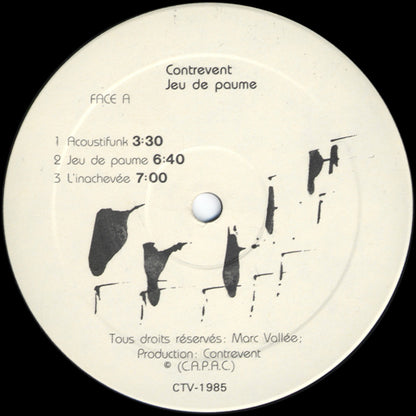 Contrevent - Jeu De Paume
