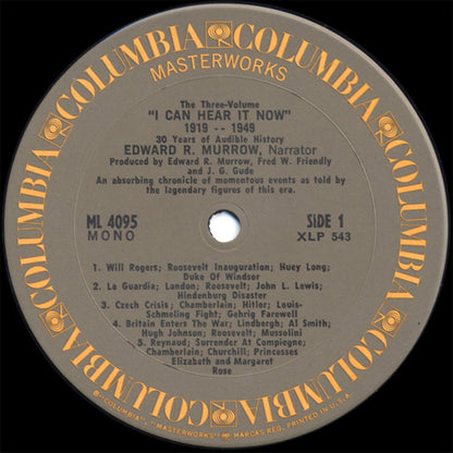 Edward R. Murrow - I Can Hear It Now 1919-1949