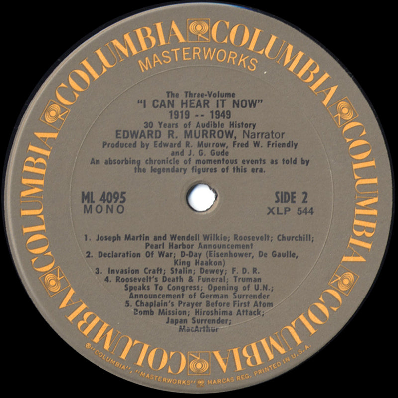 Edward R. Murrow - I Can Hear It Now 1919-1949