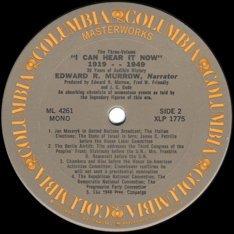 Edward R. Murrow - I Can Hear It Now 1919-1949