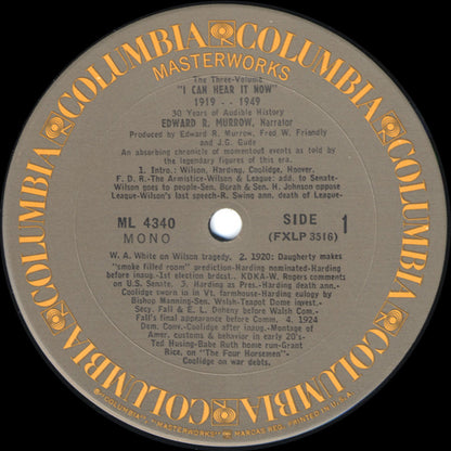 Edward R. Murrow - I Can Hear It Now 1919-1949