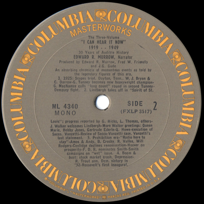 Edward R. Murrow - I Can Hear It Now 1919-1949