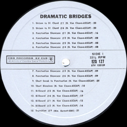 Nathan Van Cleave, Wm Barnett, M Constant - Dramatic Bridges