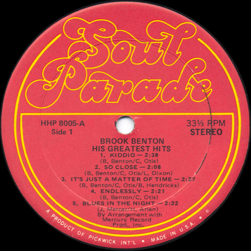 Brook Benton - His Greatest Hits