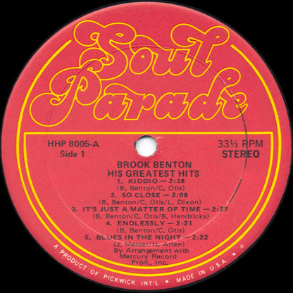Brook Benton - His Greatest Hits