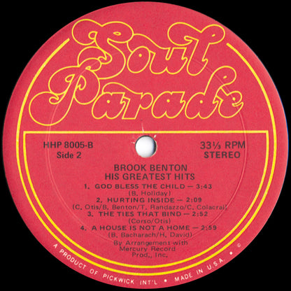 Brook Benton - His Greatest Hits