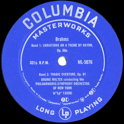 Brahms, Isaac Stern, Bruno Walter - Double Concerto/Haydn Variations/Tragic Overture