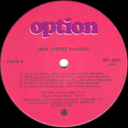 Jean-Pierre Manseau - N'Aie Plus Peur