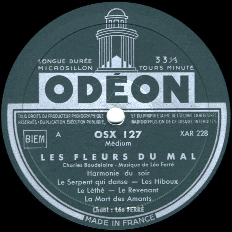 Léo Ferré - Les Fleurs Du Mal Chantées Par Léo Ferré