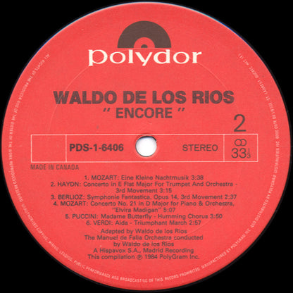 Waldo De Los Rios - Encore
