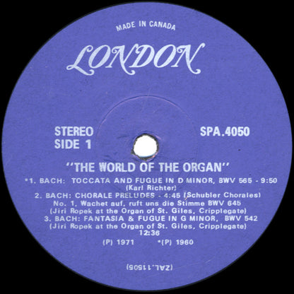 Various Artists - The World Of The Organ