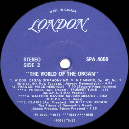Various Artists - The World Of The Organ