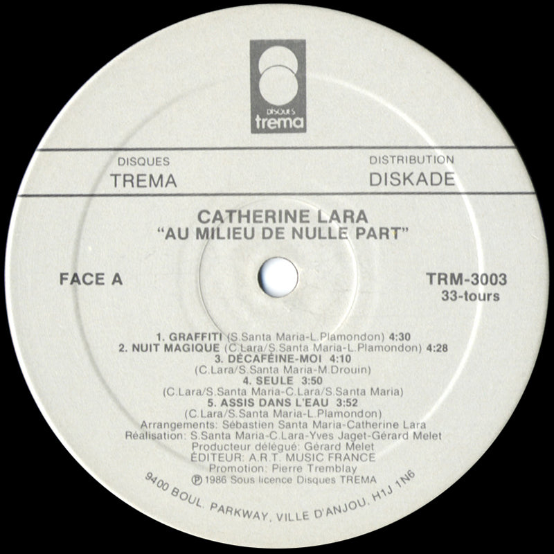Catherine Lara - Au Milieu De Nulle Part