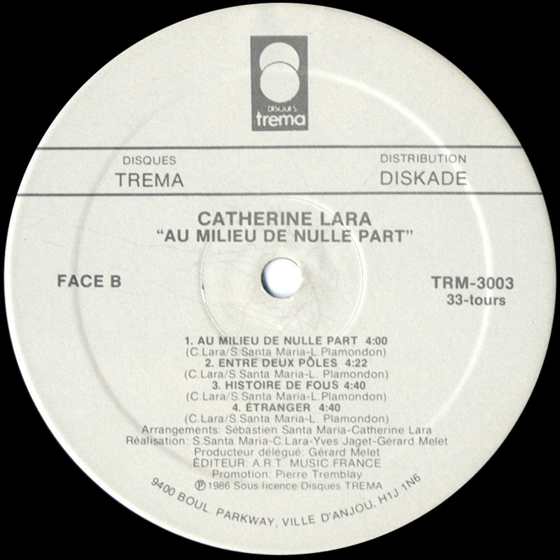 Catherine Lara - Au Milieu De Nulle Part