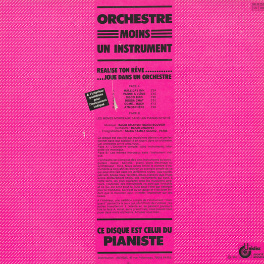 Benoît Charvet - Orchestre Moins Un Instrument: Pianos/Synthe