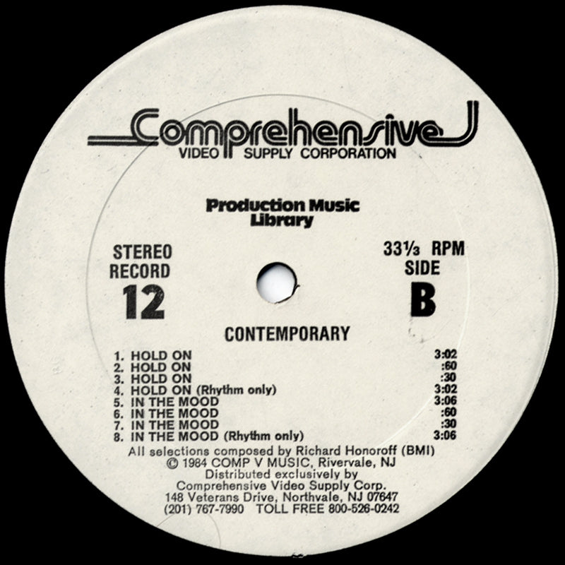 Todd Anderson/Richard Honoroff - Volume 12 Contemporary