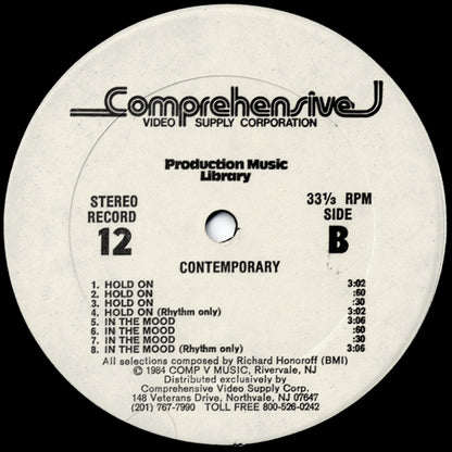 Todd Anderson/Richard Honoroff - Volume 12 Contemporary