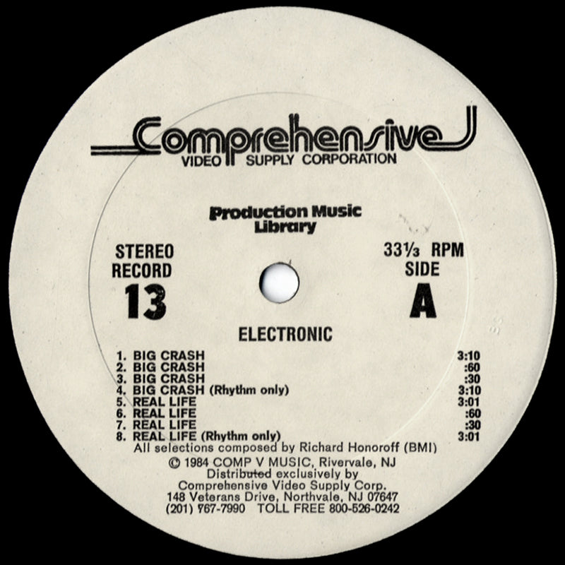 Richard Honoroff - Volume 13 Electronic