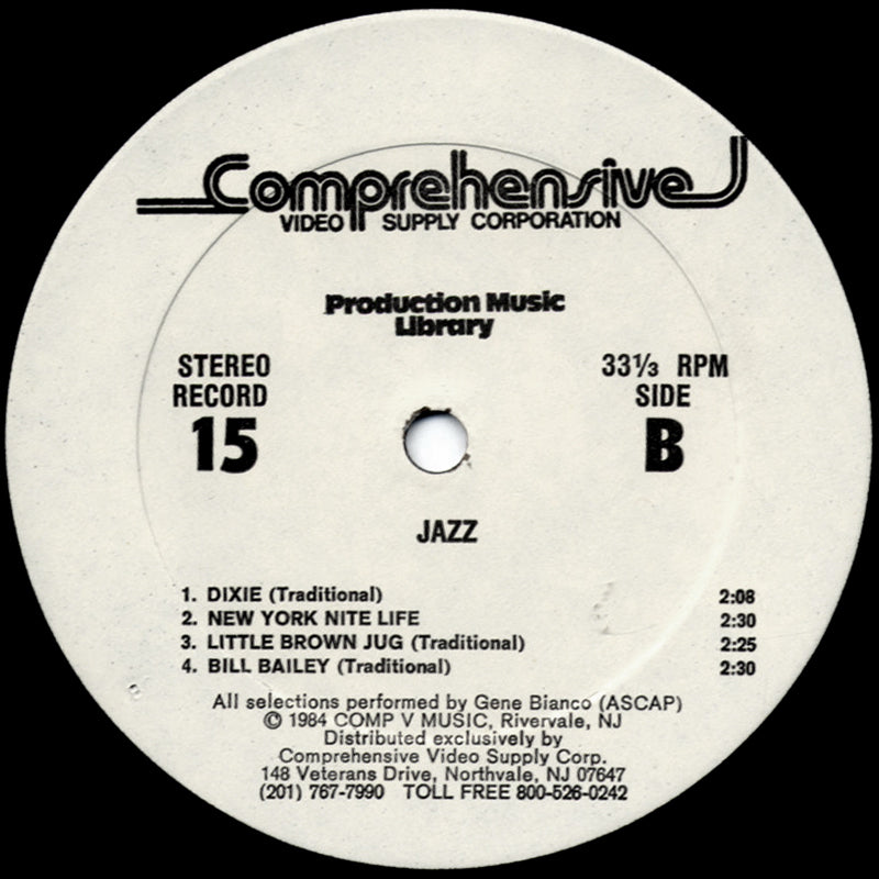 Gene Bianco - Volume 15 Jazz