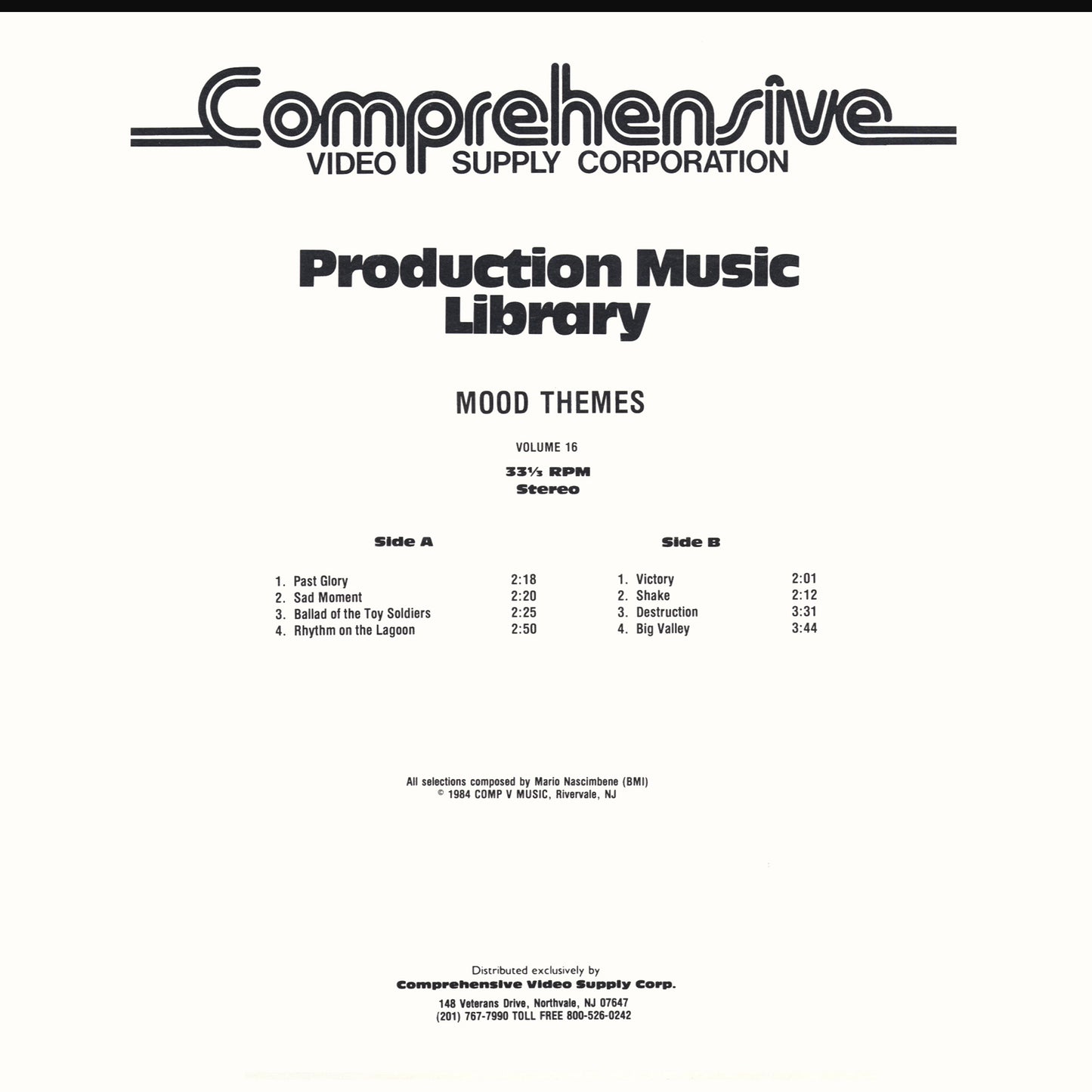 Mario Nascimbene - Volume 16 Mood Themes