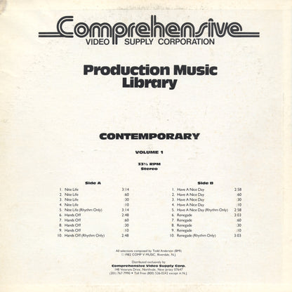 Todd Anderson - Volume 1 Contemporary