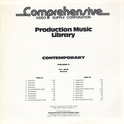 Todd Anderson - Volume 2 Contemporary