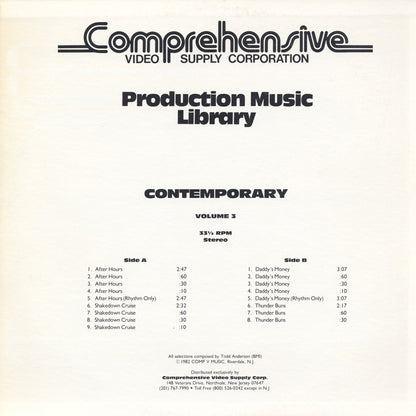 Todd Anderson - Volume 3 Contemporary