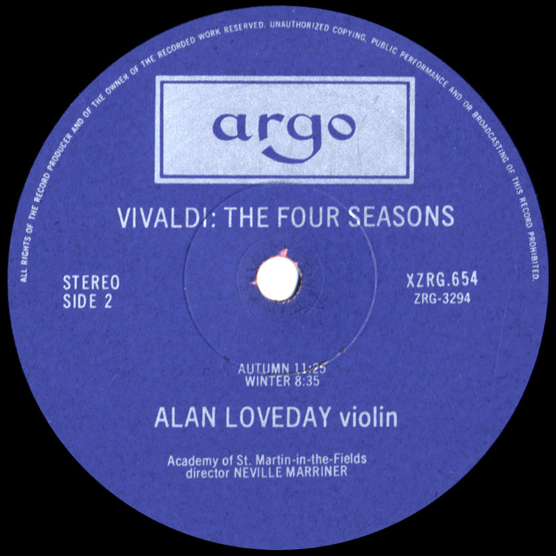 Vivaldi, Academy Of St Martin-in-the-Fields, Neville Marriner - The Four Seasons